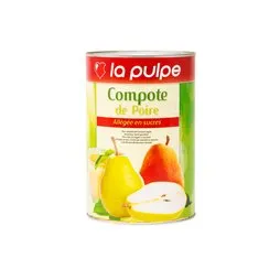 Compote de poire allégée en boite LA PULPE  5/1 