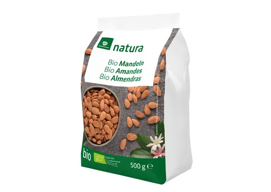 Amandes brunes, entières Bio 500 g